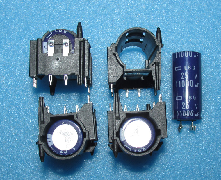 Japanese chemical 25v11000uf blue robe electrolytic capacitor 11000UF 25V high frequency low resistance capacitor