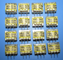 E19 permalloy 10K:10K audio signal isolation transformer 20HZ ~ 160KHZ -0 8DB