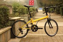 anemos folding bike YT406 vertical folding bike 20 inch commuter masseur ultra-light variable speed bike