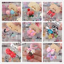 2 pieces of spot Japans West Pine House baby girl small hair ring rope bow hair accessories small rubber band