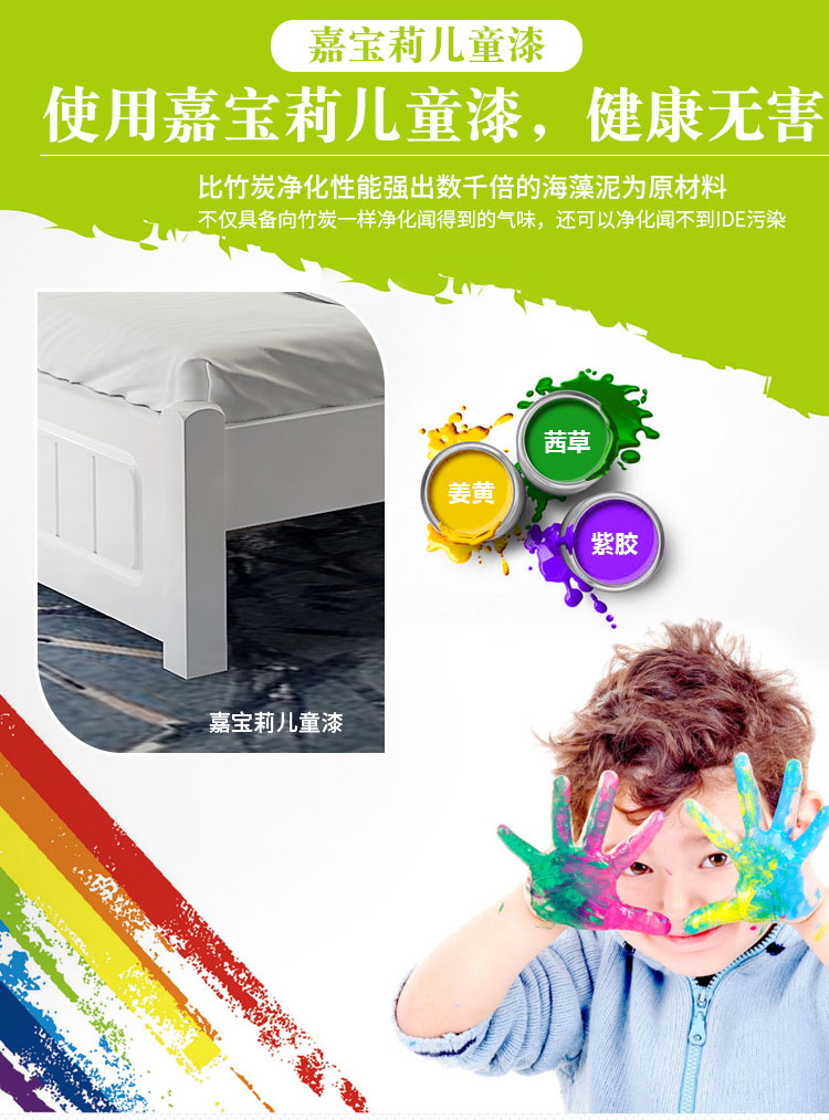 Jane Châu Âu giường gỗ rắn 1,8 mét giường đôi chính phòng ngủ 1,2 giường đơn hiện đại tối giản 1,5 m Địa Trung Hải giường công chúa - Giường giường ngủ thông minh cho phòng nhỏ