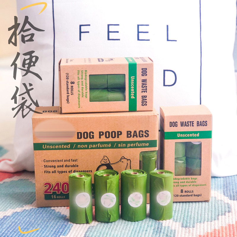 Surfer eco-friendly disposable pooch portable ten poo bag shovel for dog pick-up bag shoveling deity