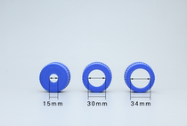 Shu Niu Schott reagent bottle cap GL45 blue red cap wide mouth glass bottle cap Domestic imported blue cap universal