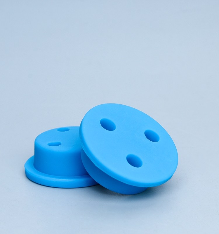 GL45 bottle mouth electrode sealing sampling sealing plug headspace silicone plug sealing plug anaerobic bottle plug PH electrode cover
