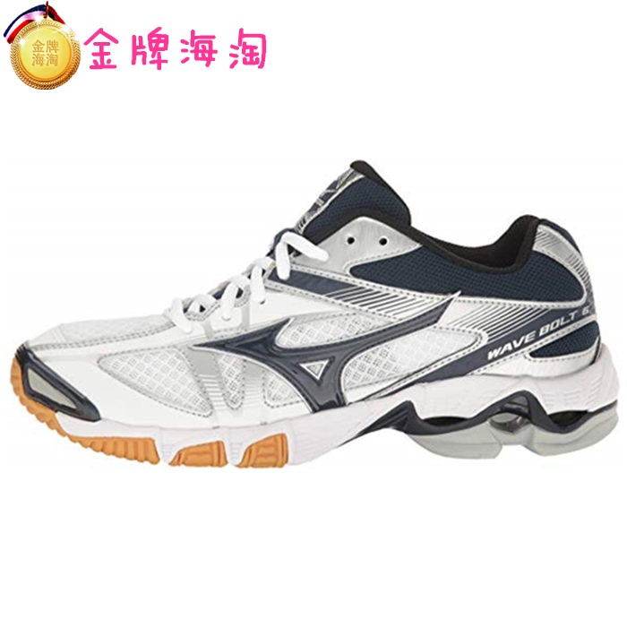 Gold Sea Mizuno Mizuno Wave Bolt 6 Giày bóng chuyền nam và nữ chuyên nghiệp Giày thể thao trong nhà giày bóng chuyền nam