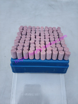 Peach shaped chrome corundum grinding head red grinding head grinding wheel grinding head polishing metal grinding head box 3-12mm