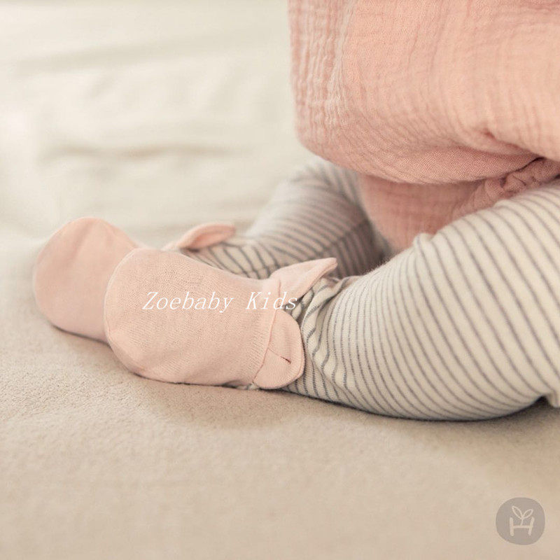 Zoebaby Korean children's clothing men's and women's baby soft and versatile super cute small ears jumpsuit spring and autumn