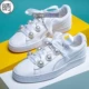 Puma Suede Basket Bling Pearl Giày thông thường Bow Sneakers 366732-01 - Dép / giày thường