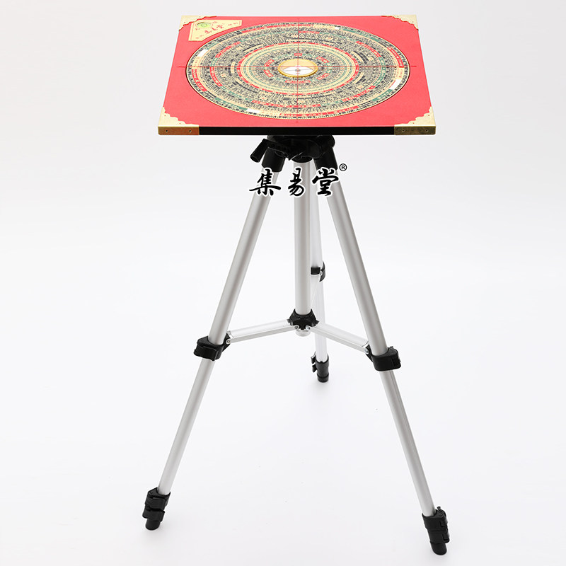 Jiyitang brand portable feng shui compass tripod compass rod aluminum alloy triangle bracket folding 40CM