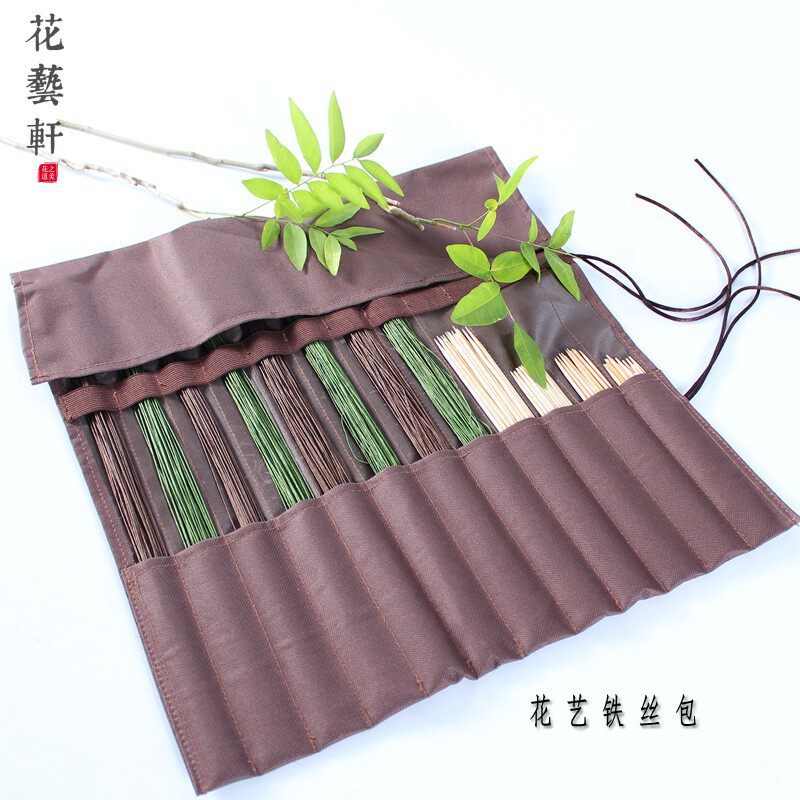 Oxford cloth wire bag Floral tool bag package Wire bamboo stick portable storage Floral lovers often spare products