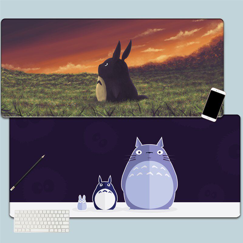 Miyazaki Junong Cat Cartoon Perimeter Pen Electric Desk Cushion Cute Office Ins Wind Super Day Style Slip Rat Mat