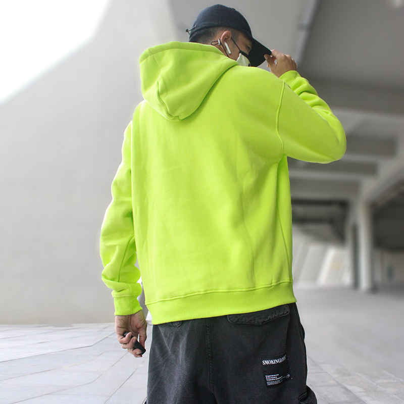 European and American Trendy Brand Solid Color 350g Fleece-Lined Thickened Warm Hooded Sweatshirt for Men and Women, Autumn and Winter Loose Casual Sports Jacket European and American Trendy Brand Solid Color 350g Fleece-Lined Thickened Warm Hooded Sweatshirt for Men and Women, Autumn and Winter Loose Casual Sports Jacket