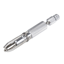 2 pieces of metal pipe carbon trimmer with 6 blades adjustable and practical for carbon removal and cleaning of smoking tools with pressure rod and needle