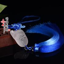 Yingyun matte white crystal contented car suspension car interior pendant contentment contented Changle car jewelry VC1