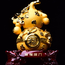 2022 Year of the Tiger Bao Yitong Cai drum glaze ornaments 2022 mascot Hongcai Grand Exhibition