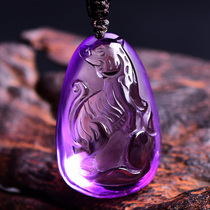  Gift 2021 Equine Amethyst Minghu Nagui pendant Zodiac horse injury Tai Sui jewelry Tiger