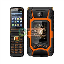 Rover X9 3 5 inch flip double pick up elderly flip phone touch-screen button standby Russian keyboard land