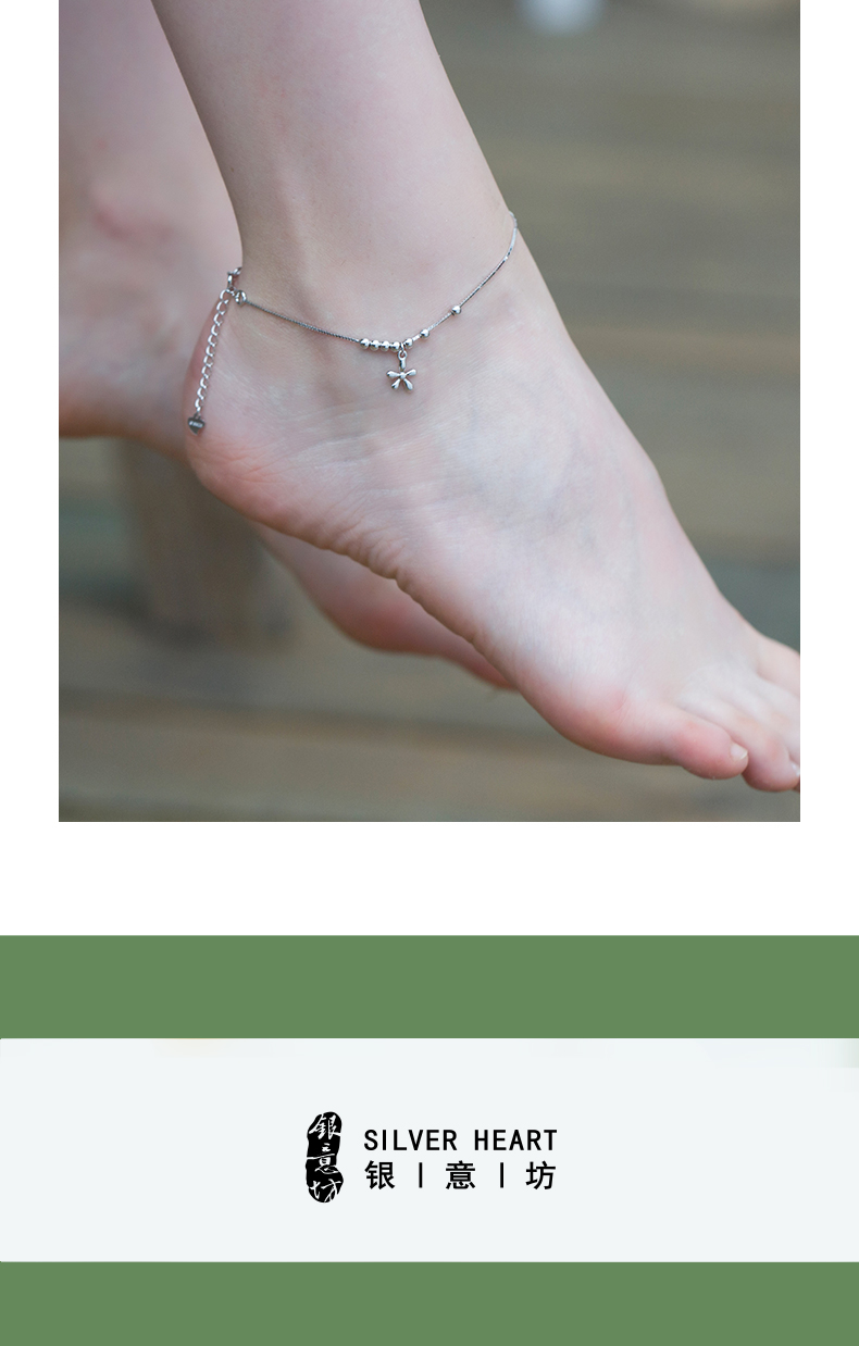 Bracelet de cheville Femme en Argenterie - Ref 3103384 Image 17