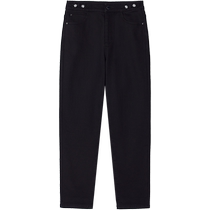 Goodland womens winter relaxed volcanic rock denim tapered pants bamboo fiber trousers