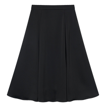 (Same style as blogger) Goodland 2024 new summer French little black skirt hyperbolic yarn skirt