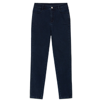 YINER specializes in womens winter casual relaxed tapered high-waisted denim trousers