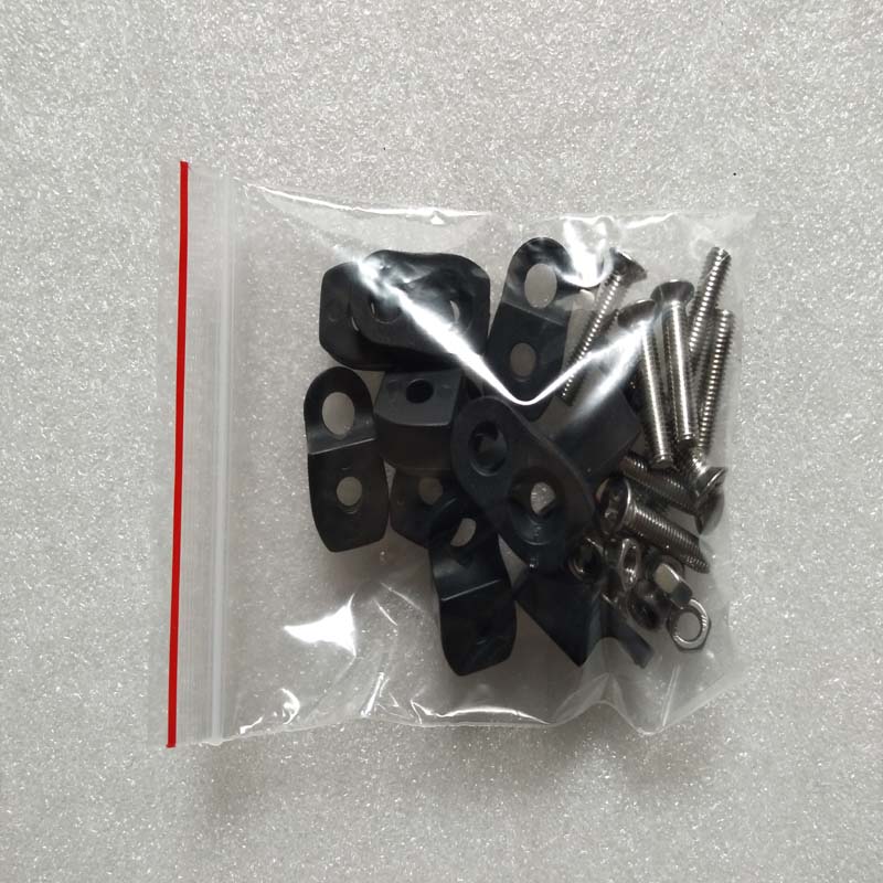 Rafting Casual Outdoor Fishing Style Boat Paddle Rowing Accessories Nylon Material Rope Clip Buckle With screw 10 Clothing Sales