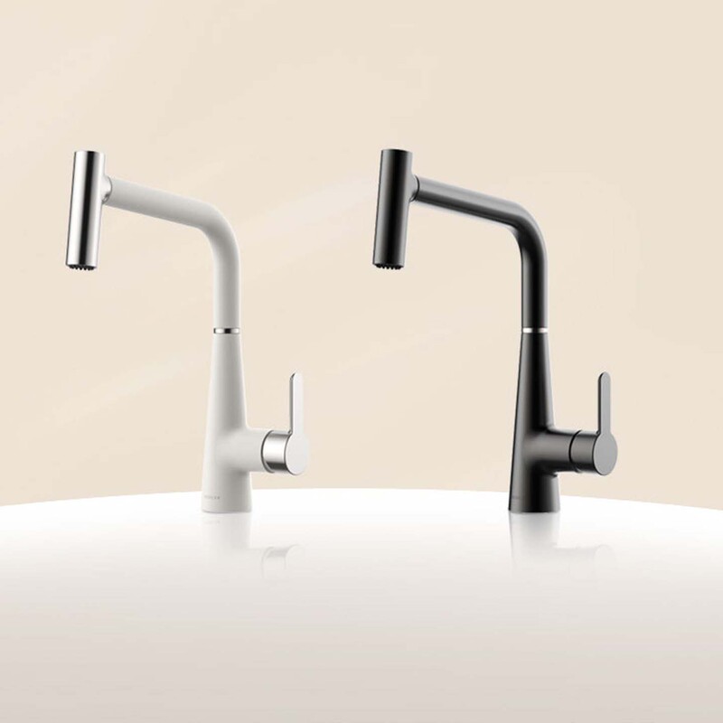 Kohler 39419t Pull-Out Kitchen Faucet 360 ° Rotating and Flipping Out the Hot and Cold Water Sink Faucet Kohler 39419t Pull-Out Kitchen Faucet 360 ° Rotating and Flipping Out the Hot and Cold Water Sink Faucet