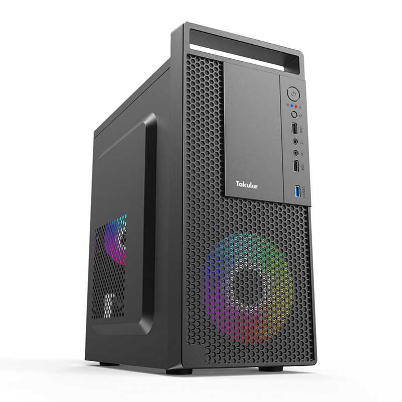 Titanium ancient Takuler era 2 0 3 0 portable host case small computer host desktop office desktop matx