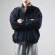 Retro lamb wool plus velvet jacket men's cotton coat 2025 stand collar new fashion brand loose casual warm jacket Retro lamb wool plus velvet jacket men's cotton coat 2025 stand collar new fashion brand loose casual warm jacket