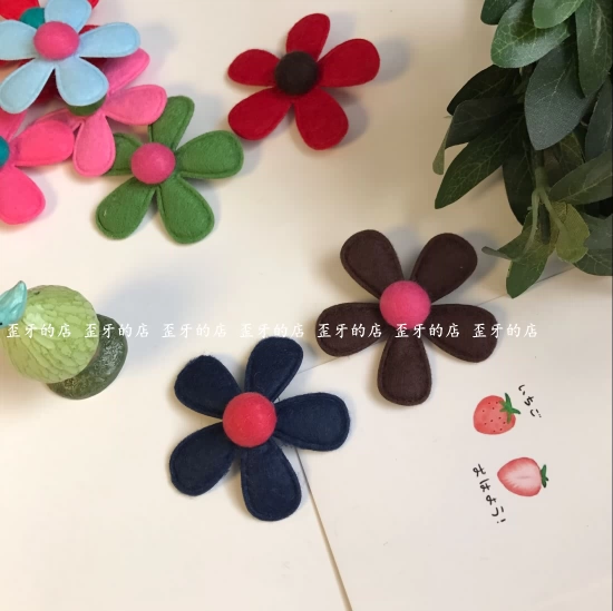 【Răng khểnh】 Trâm cài hoa năm cánh, trâm cài, cặp sách, phụ kiện quần áo, trang sức, loại lớn - Trâm cài