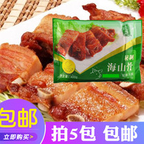 Green into the secret Sea Mountain bone pork rib ribs pickled and seasoned well seasoned Haishan bone hotel semi-finished dishes 400g