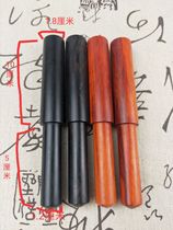 Ebony solid wood mahogany wood handle Tea handle Carving handle Taper handle Art handle DIY handle Knife handle custom