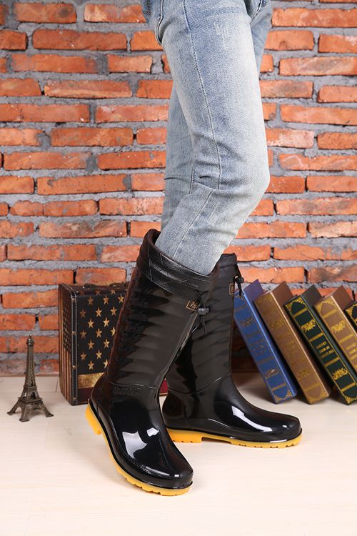 Chaussures - bottes caoutchouc homme pour hiver - semelle tendon - Ref 973933 Image 7