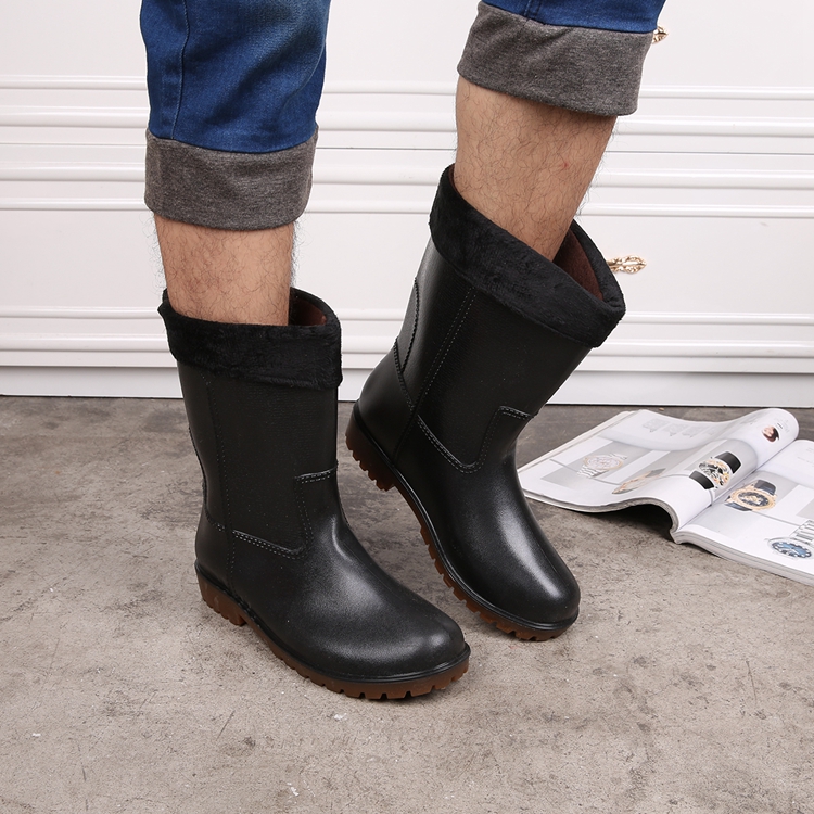 Chaussures - bottes caoutchouc homme pour hiver - semelle tendon - Ref 974087 Image 10