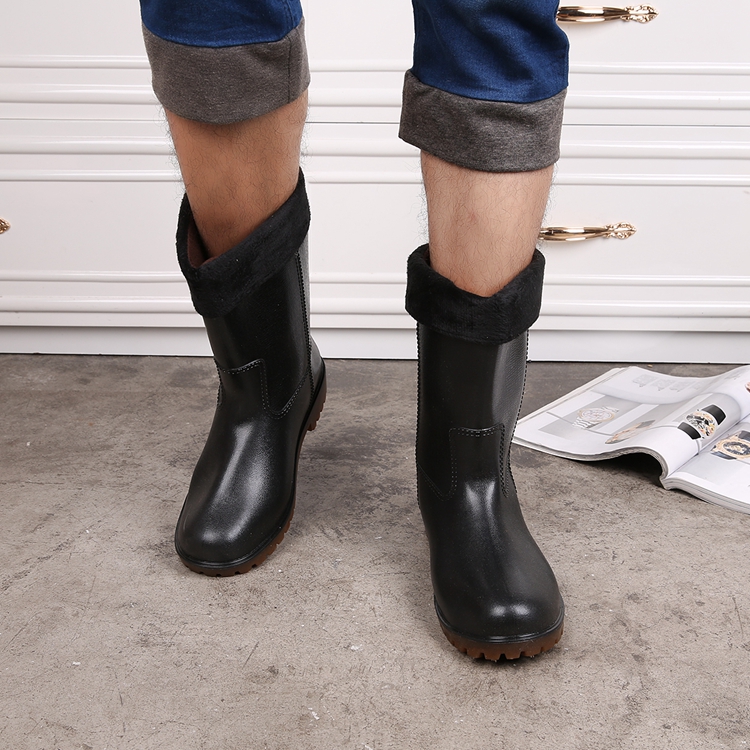 Chaussures - bottes caoutchouc homme pour hiver - semelle tendon - Ref 974087 Image 6