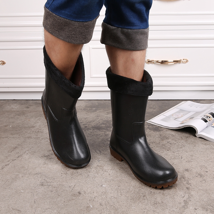 Chaussures - bottes caoutchouc homme pour hiver - semelle tendon - Ref 974087 Image 12