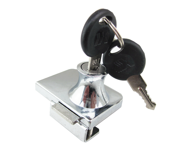 409 glass cabinet lock jewelry display counter lock window glass lock open whole cabinet glass door double lock