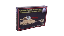 Weijun models 35077SP 1 35 British WWII 25 pounds bishops self-propelled howitzer shell trailer