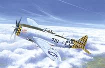 Italian model 1240 1 72 US World War II P-47N Thunderbolt fighter