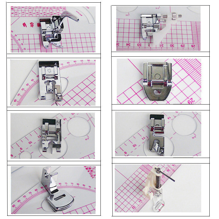 8 presser foot combination for multifunctional household sewing machine