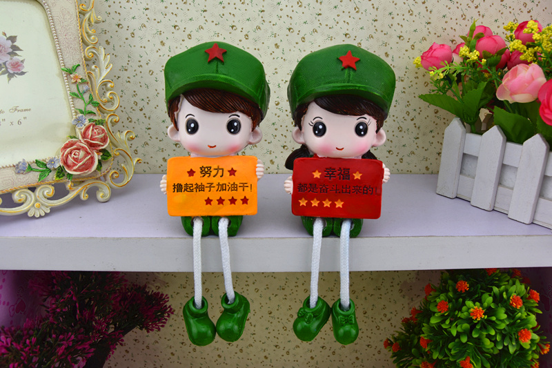 Phim hoạt hình cặp đôi búp bê treo chân búp bê quà tặng trang trí phòng khách phòng khách phân vùng trang trí phòng cưới treo chân búp bê thiết kế phòng thờ