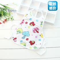 Childrens clothing hair batch factory direct baby bib cotton waterproof lace-up eating clothes men and women baby bibs 0-4