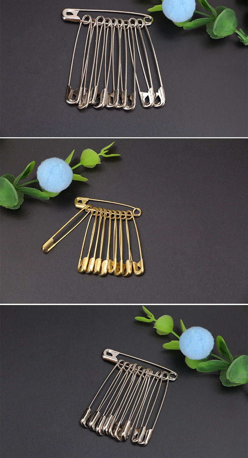 Pin đậm pin lớn pin an toàn pin bảo hiểm pin mạ niken pin bảo hiểm pin lớn khóa trâm ghim cài áo vest nam