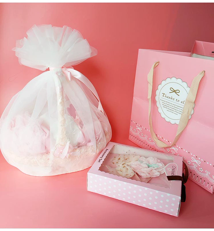 Hộp quà cho bé mùa xuân và bộ bông mùa hè hộp bé gái trăng tròn quà tặng quà tặng cao cấp cho bé bộ hộp công chúa - Bộ quà tặng em bé