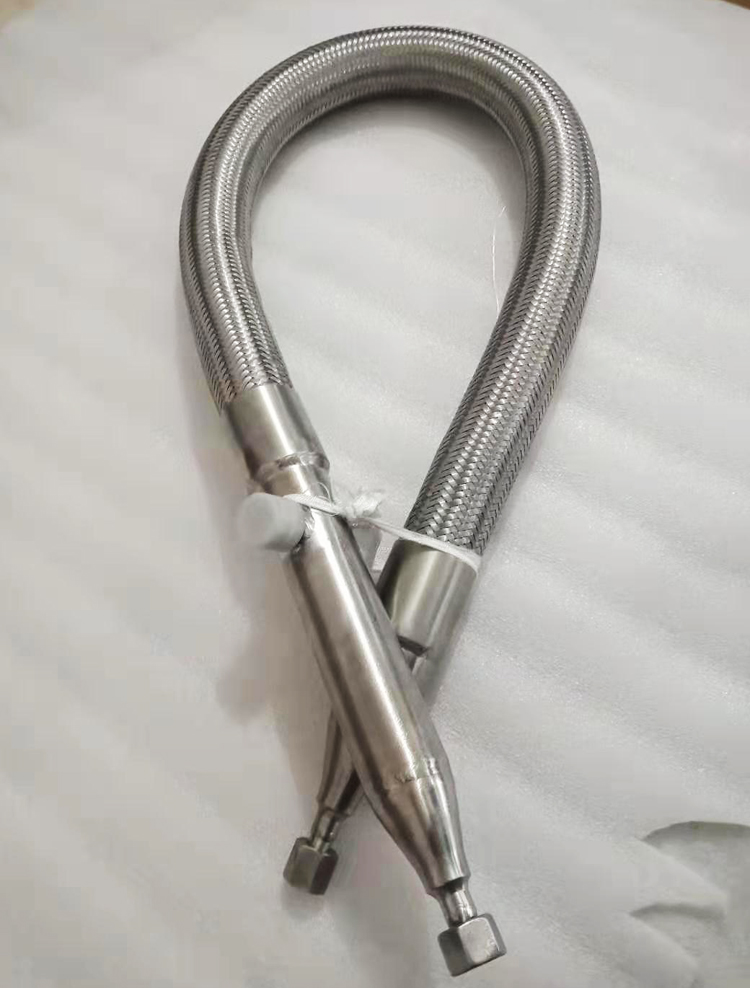 Supply high vacuum low temperature hose Liquid nitrogen vacuum pipette Liquid oxygen liquid argon insulation hose does not frost -196 degrees