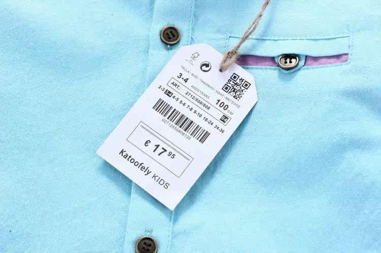 Chemise garcon à manche longue - Ref 2076577 Image 16