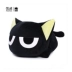 Luo Xiaoshizhe chính hãng 趴 40cm mắt tròn nửa phim hoạt hình anime ngoại vi búp bê sang trọng màu đen mtjj Carton / Hoạt hình liên quan