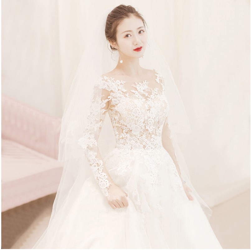  S+One white wedding dress  