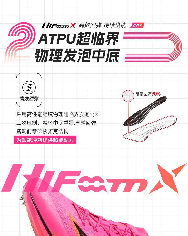 Обувь для легкой атлетики 海尔斯钉鞋新款中短跑鞋男女学生碳板田径比赛全能竞速钉子鞋cpx Health