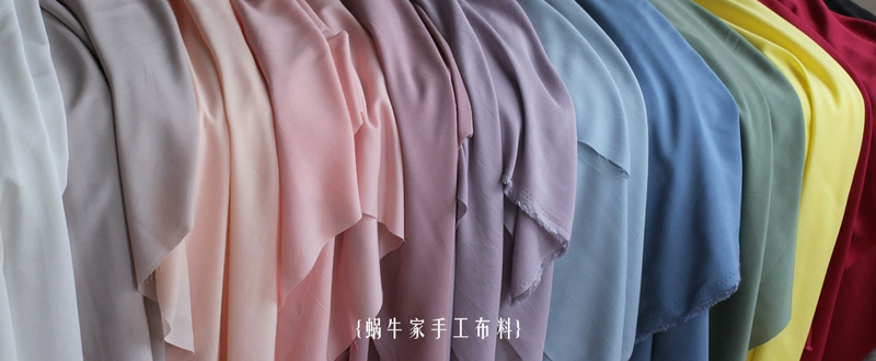 [Ốc nhà vải thủ công] nước cotton lụa mềm mịn chống nhăn áo đầm Hanfu - Vải vải tự làm cotton 2 chiều